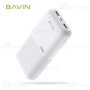 Bavin Power Bank 20000mAh, bela - slika 1