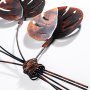 WALLXPERT Dekorativni metalni zidni pribor Monstera 2 Copper - slika 4