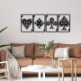 WALLXPERT Dekorativni metalni zidni pribor Bedbin - slika 2