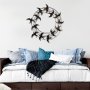 WALLXPERT Dekorativni metalni zidni pribor Spiral Flock 5 - slika 4