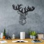 WALLXPERT Dekorativni metalni zidni pribor Stag - slika 1