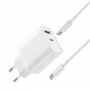 XO Kućni punjač L116 30W PD USB/Type C + kabl - slika 2