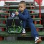 PLAY Logic set, ranac anatomski, 4 u 1, Neon Football - slika 1