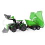 PERTINI Lena Worxx Deutz-Fahr traktor sa prikolicom - slika 2