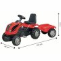 Milla Toys Traktor na pedale sa prikolicom crveni 88/10107 - slika 3