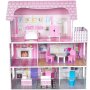 Milla Toys Drvena kućica za lutke sa 8 delova nameštaja 11/71482 - slika 1