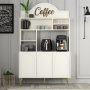 HANAH HOME Lyon 120 Cream Gold komoda belo zlatna OUTLET - slika 1