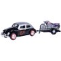 MotorMax Metalni auto 1:24 Volkswagen Motorible Trailer 25/79675 - slika 1