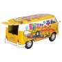 MotorMax Metalni auto 1:24 Volkswagen VW Type 2 Transporter Flower Power 25/79575 - slika 2