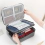 HOMEMATE Organizator za dokumente sive boje 37*27*10cm - slika 2