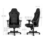 NOBLECHAIRS HERO Gaming stolica crna - slika 5