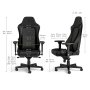 NOBLECHAIRS HERO Gaming stolica crno-zlatna - slika 5
