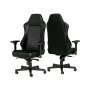 NOBLECHAIRS HERO Gaming stolica crno-platinum bela - slika 5