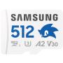 SAMSUNG MicroSDXC + SD adapter, 512GB, PRO Plus Sonic the Hedgehog (MB-MD512SA/LC1) - slika 2