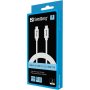 Sandberg USB-C na USB-C kabl, 100W PD, 1m, beli (136-53) - slika 2