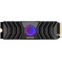 LEXAR 1TB High Speed PCIe Gen5 x4 M.2 NVMe up to 12,000 MB/s read and 11,000 MB/s write, RGB FAN heatsink - slika 1
