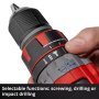 EINHELL PROFESIONALNA Akumulatorska udarna bušilica TP-CD 18/60 Li-i BL 1x2,0Ah + kofer - slika 5