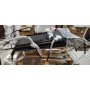 MAKAO Ležaljka metalna 200x67x44 cm siva TT 710030 OUTLET - slika 2