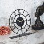 WALLXPERT Dekorativni stoni sat Bunella Black - slika 1