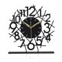 WALLXPERT Dekorativni stoni sat Lineal Black - slika 3