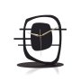 WALLXPERT Dekorativni stoni sat Macerie Black - slika 2