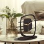 WALLXPERT Dekorativni stoni sat Macerie Black - slika 1