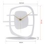 WALLXPERT Dekorativni stoni sat Macerie White - slika 4