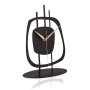 WALLXPERT Dekorativni stoni sat Pietra Black - slika 2