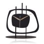 WALLXPERT Dekorativni stoni sat Pietra Black - slika 3
