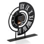 WALLXPERT Dekorativni stoni sat Ruota Black - slika 2