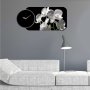WALLXPERT Dekorativni MDF sat (2 komada) YMS 51 - slika 1