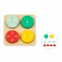 TOOKY TOY Drvene Puzzle Razlomci HP008 107/51322 - slika 1