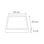 GREENTECH LED panel 24W 4200K (CX-S02-24NW) - slika 3