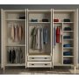 HANAH HOME Ormar u krem - sivoj boji FRN 21007 - slika 3