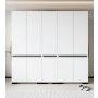 HANAH HOME Ormar Floransa 225 White Anthracite v2 - slika 1