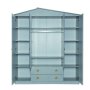 HANAH HOME Ormar sa 4 vrata Ayder Grey - slika 1