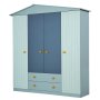 HANAH HOME Ormar sa 4 vrata Ayder Grey - slika 2