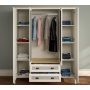 HANAH HOME Krem - hrast- sivi ormar FRN 21001 - slika 3