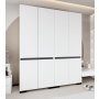 HANAH HOME Ormar Floransa 180 White Anthracite - slika 3