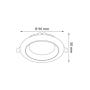 GREENTECH LED ugradni spot 6W 3CCT (DW-R03-6W-3CCT) - slika 3