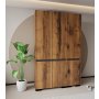 HANAH HOME Ormar Floransa 135 Walnut Anthracite v3 - slika 3