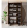HANAH HOME Ormar Floransa 135 Walnut Anthracite v3 - slika 1