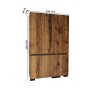 HANAH HOME Ormar Floransa 135 Walnut Anthracite v3 - slika 5