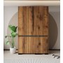 HANAH HOME Ormar Floransa 135 Walnut Anthracite v3 - slika 2