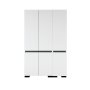 HANAH HOME Ormar Floransa 135 White Anthracite - slika 5