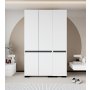 HANAH HOME Ormar Floransa 135 White Anthracite v2 - slika 2