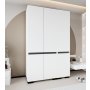 HANAH HOME Ormar Floransa 135 White Anthracite v3 - slika 2