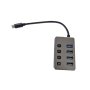 E-GREEN USB 3.1 tip C - HUB Superbrzi 4port USB 3.0 sa prekidačima - slika 1