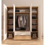 HANAH HOME Ormar Flora 184 White - slika 4
