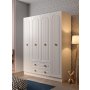 HANAH HOME Beli ormar Tavero - slika 2